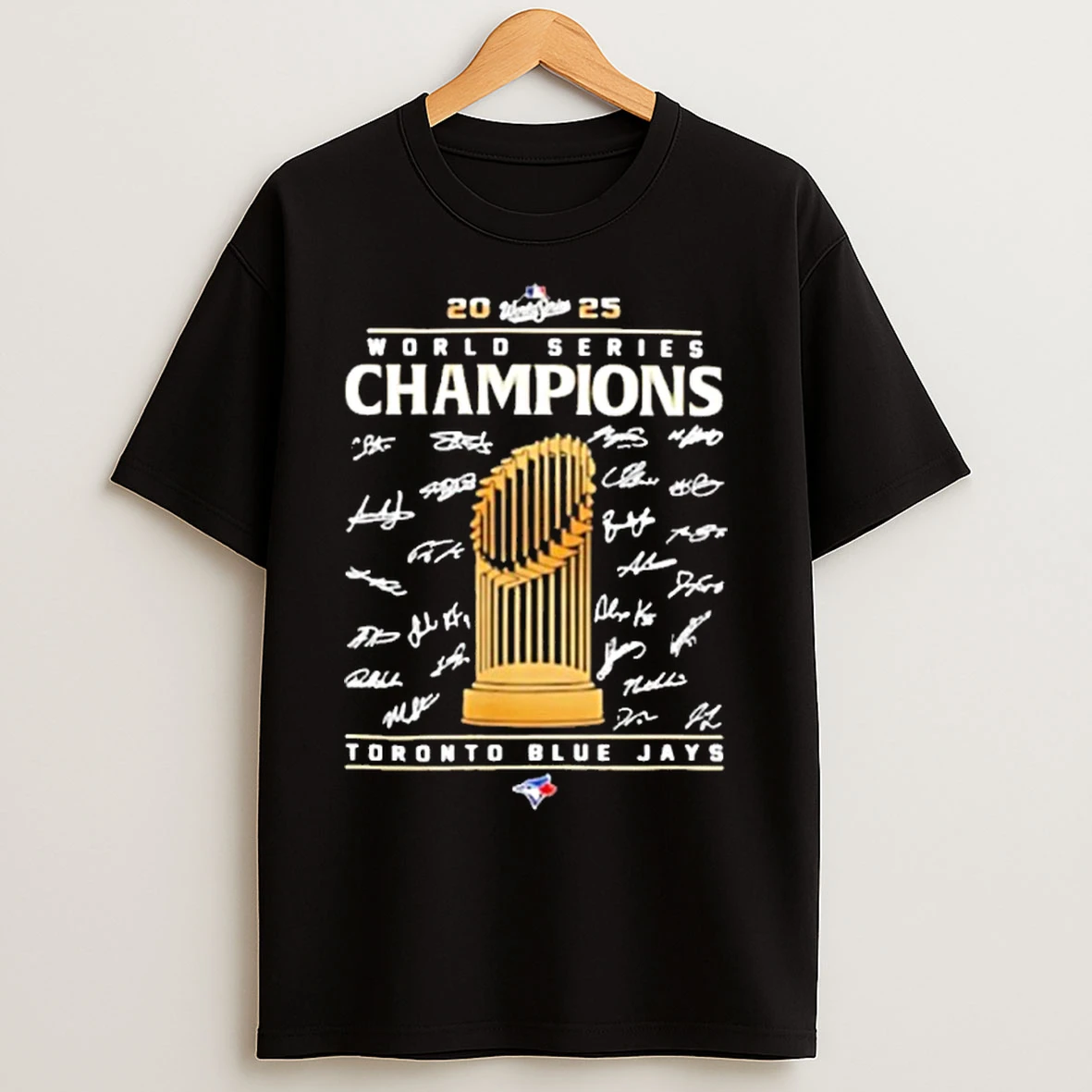 Toronto Blue Jays World Series Champions 2025 Celebrate Signatures T Shirts