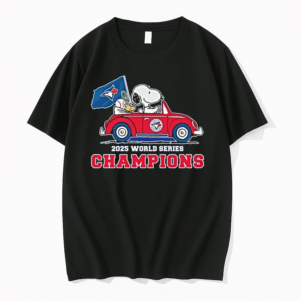 Toronto Blue Jays World Series Champions 2025 Snoopy Peanuts Shirts