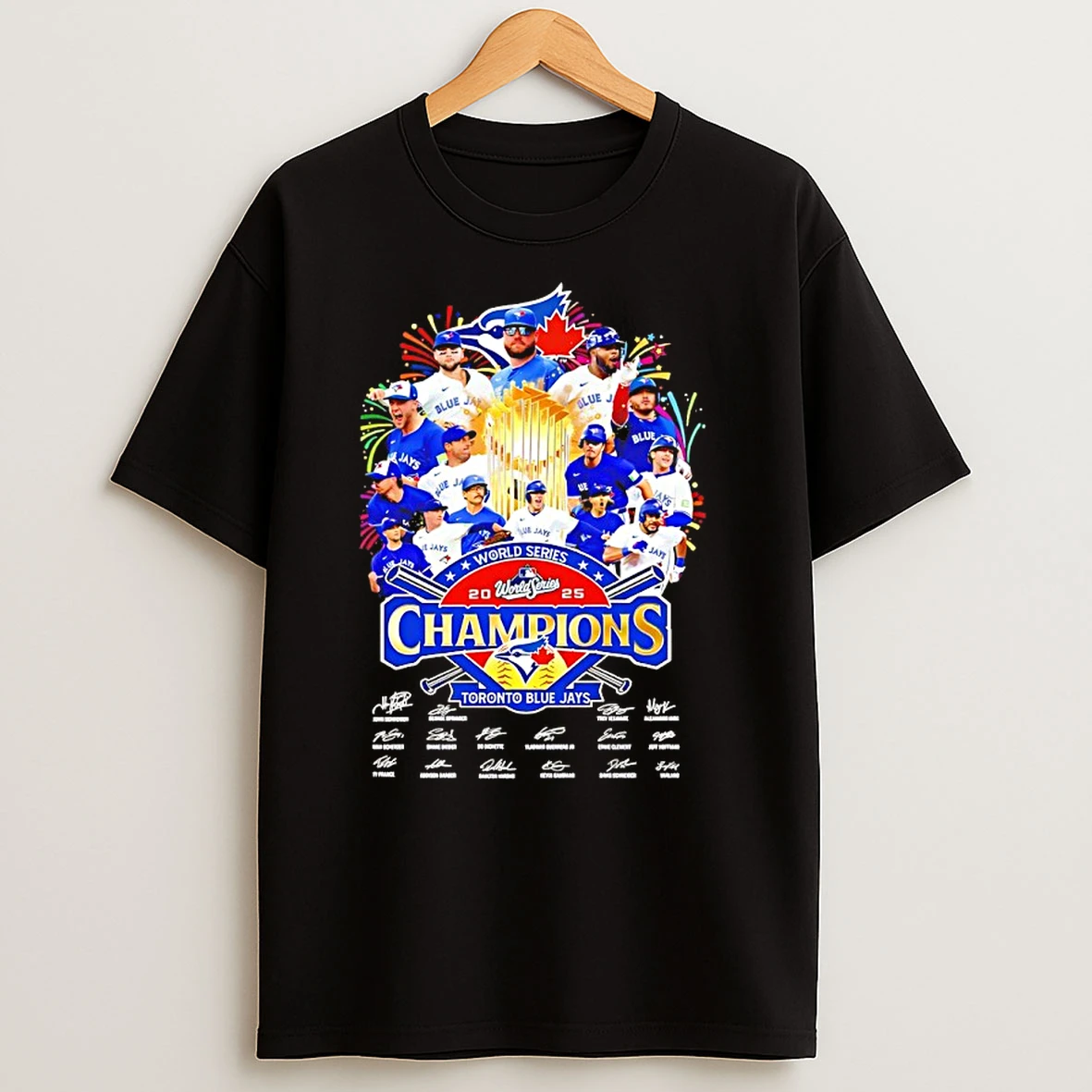 Toronto Blue Jays World Series Champions 2025 Signatures T Shirts