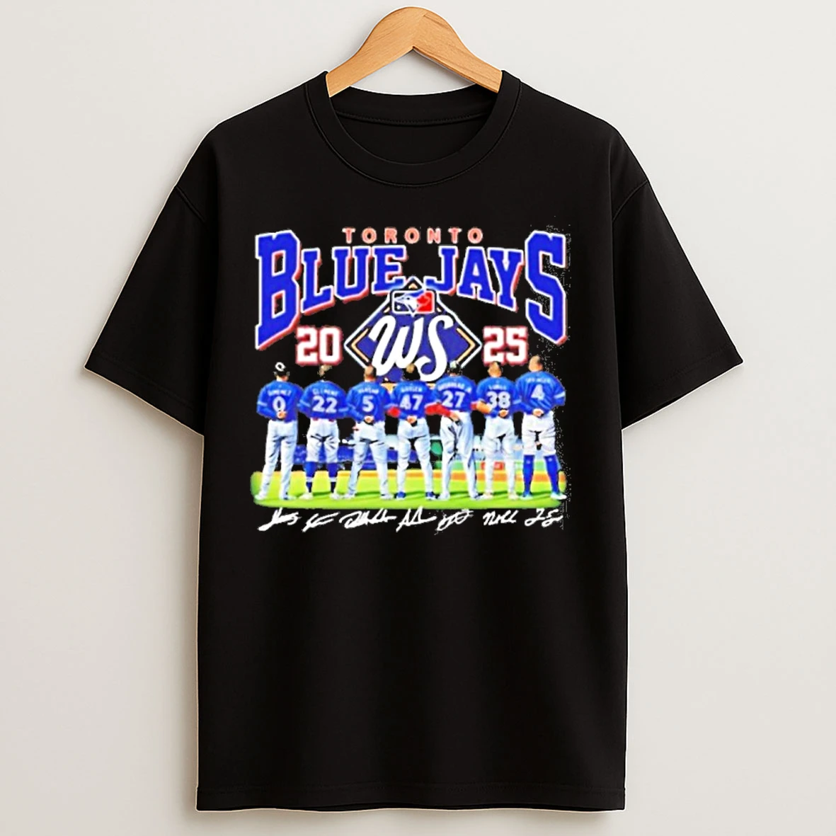 Toronto Blue Jays Ws 2025 American League Champions Signatures T Shirts