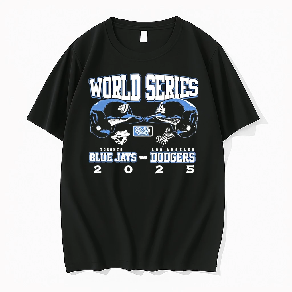 Toronto Blue Jays Vs Los Angeles Dodgers 2025 World Series Helmet Shirts