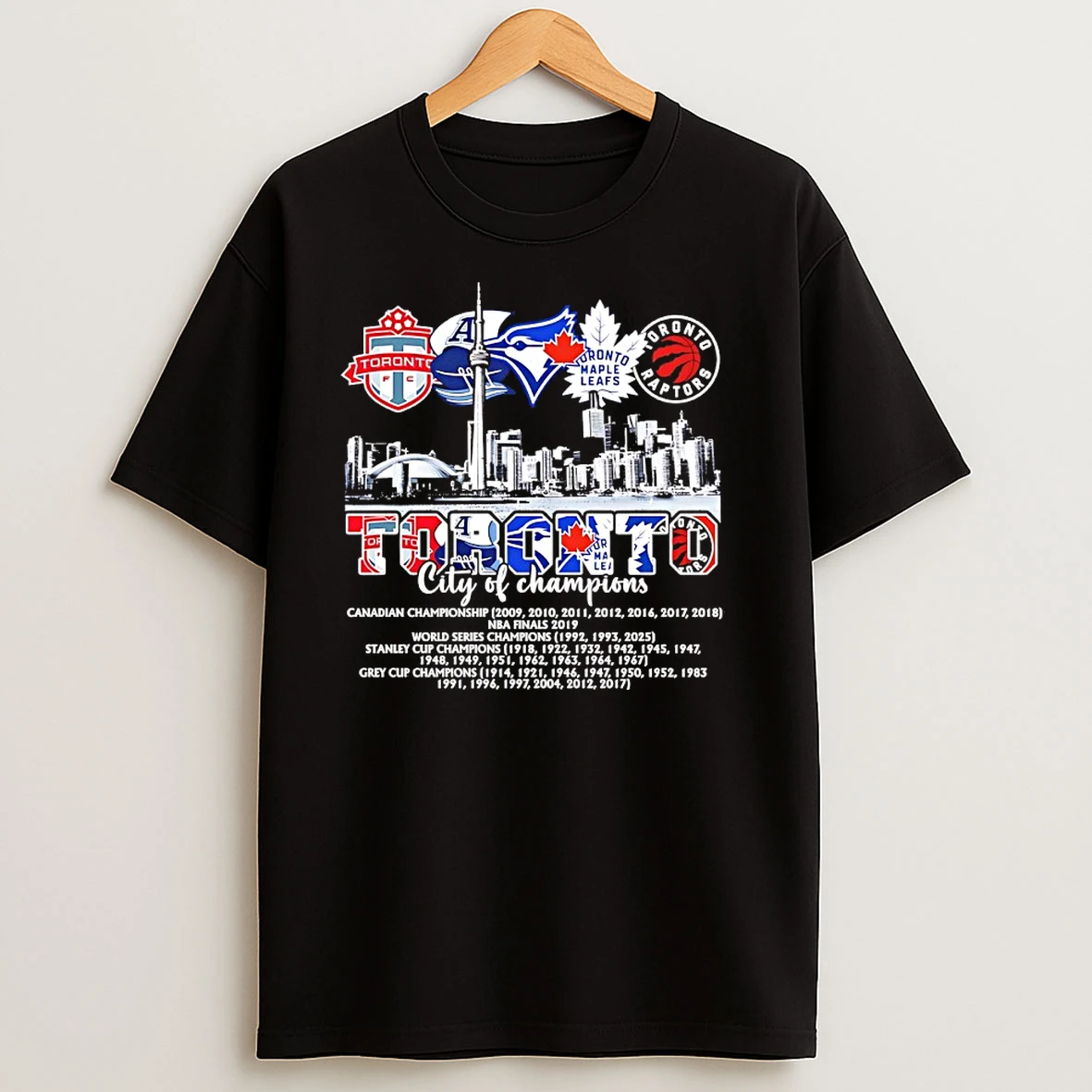 Toronto City Champions Graphic T Shirts