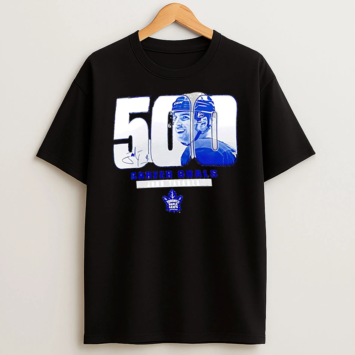 Toronto Maple Leafs John Tavares 500 Career Goals Shirts
