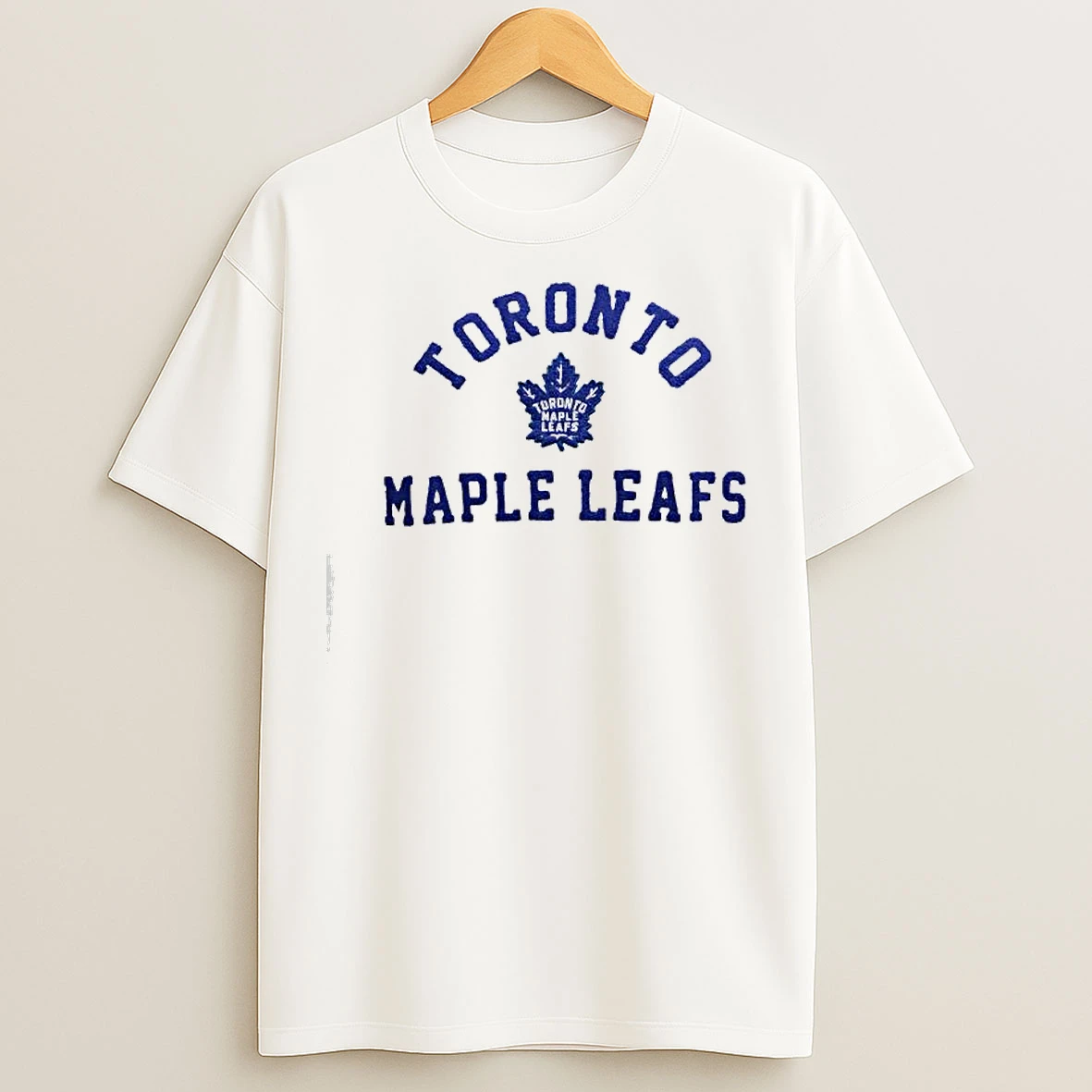 Toronto Maple Leafs Steady State Crew Ice Hockey Team Logo T Shirts
