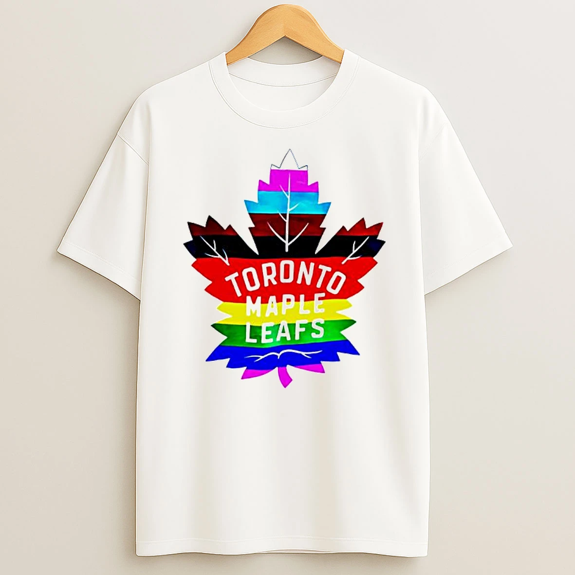 Toronto Maple Leafs Team Pride Logo Shirts