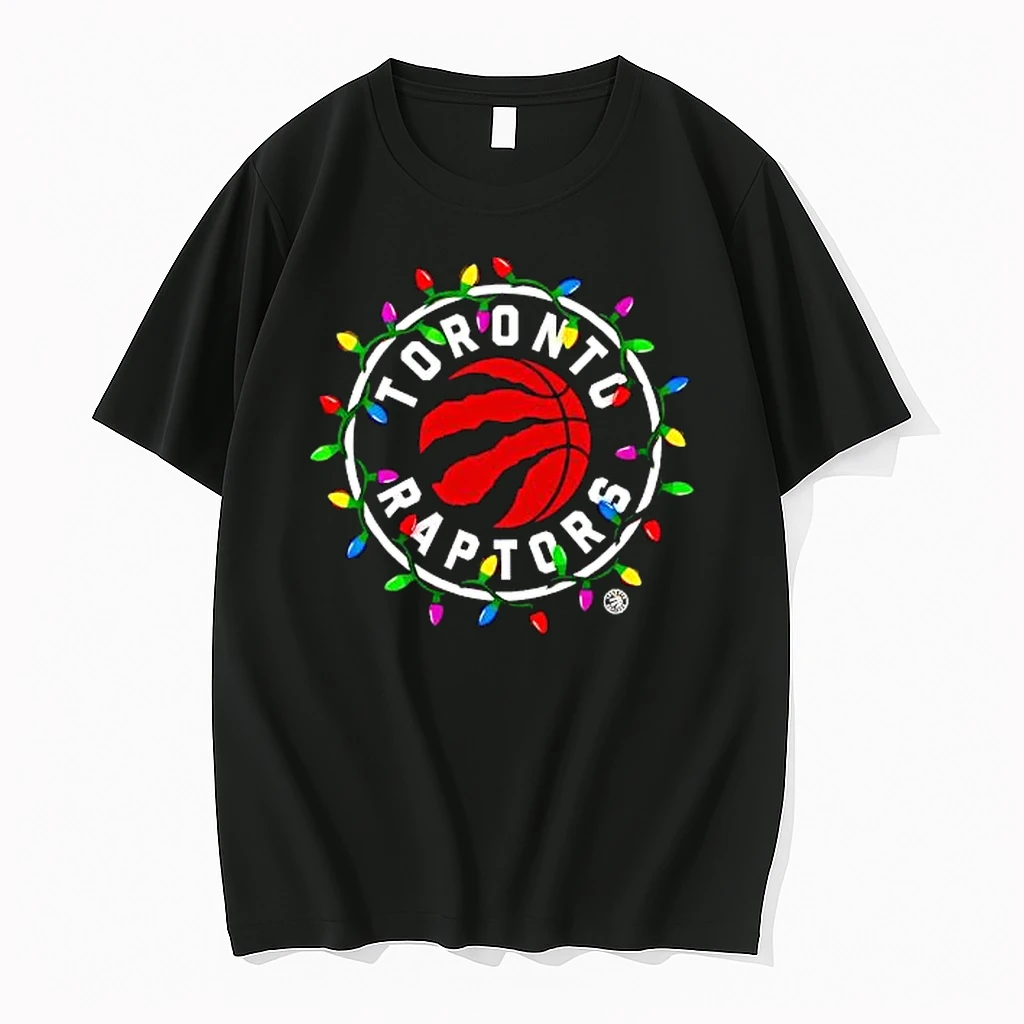 Toronto Raptors Logo Lights Merry Christmas Shirts
