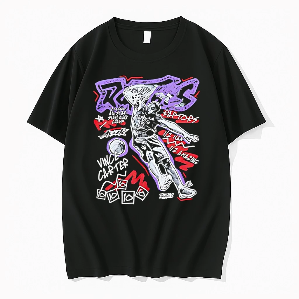 Toronto Raptors Player Vince Carter Chalked Up Shirts