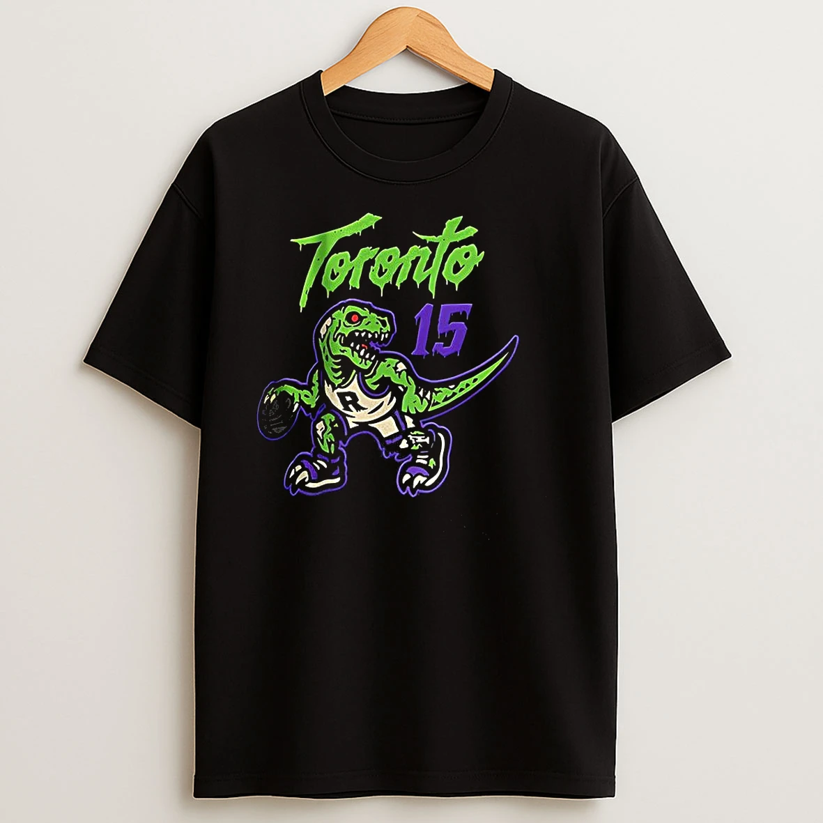 Toronto Raptors Zombie Number 15 T Shirts