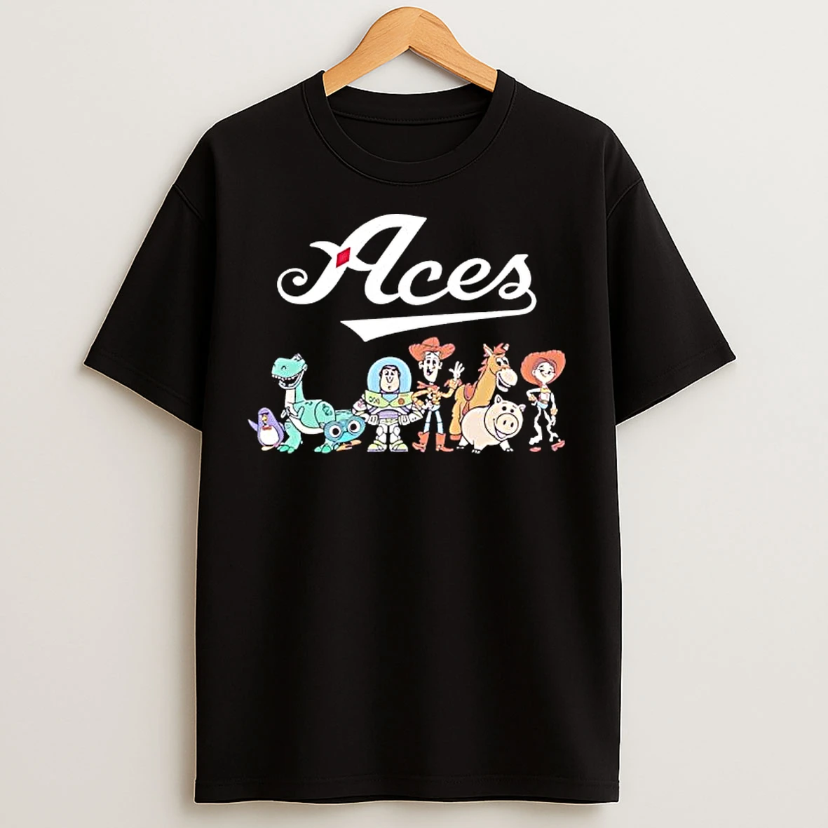 Toy Story Theme Night Character Aces T Shirts
