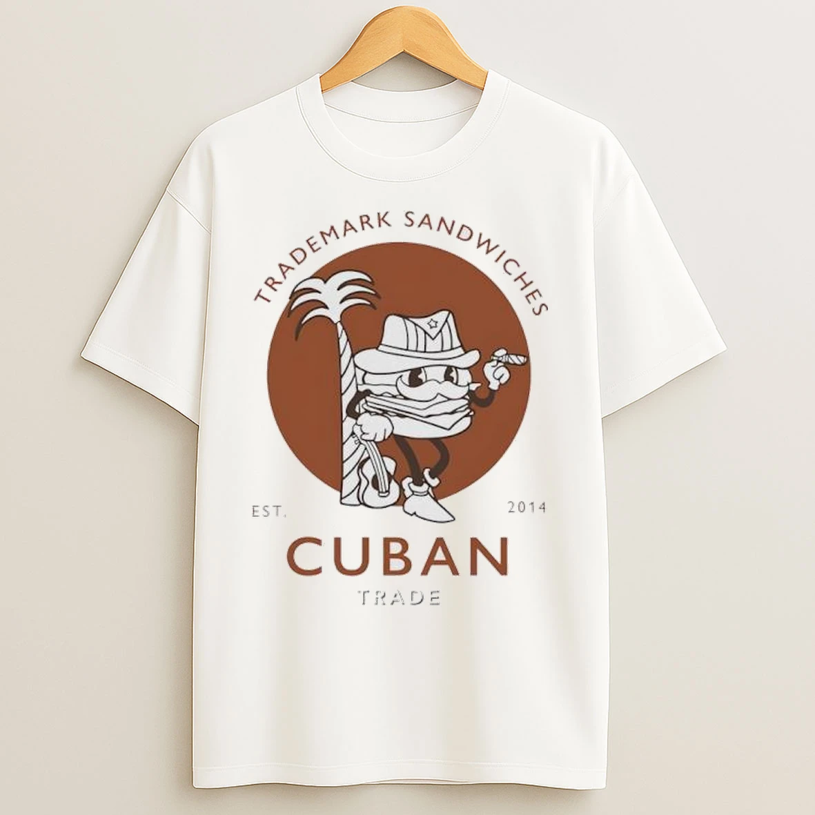 Trademark Sandwich Cuban Est 2014 T Shirts