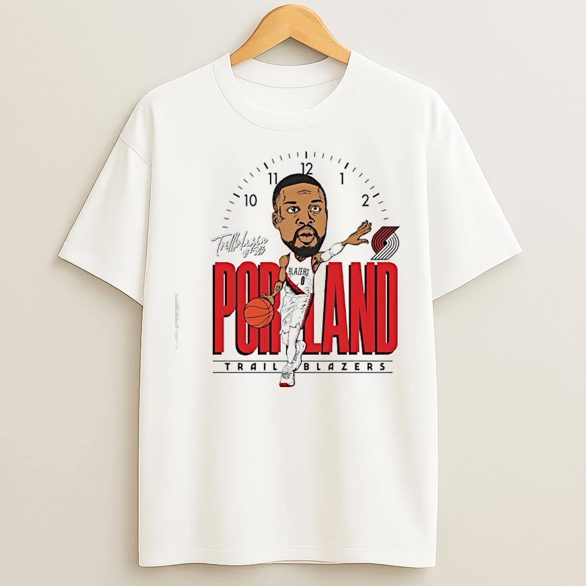 Trail Blazers Blazers Portland Signature T Shirts