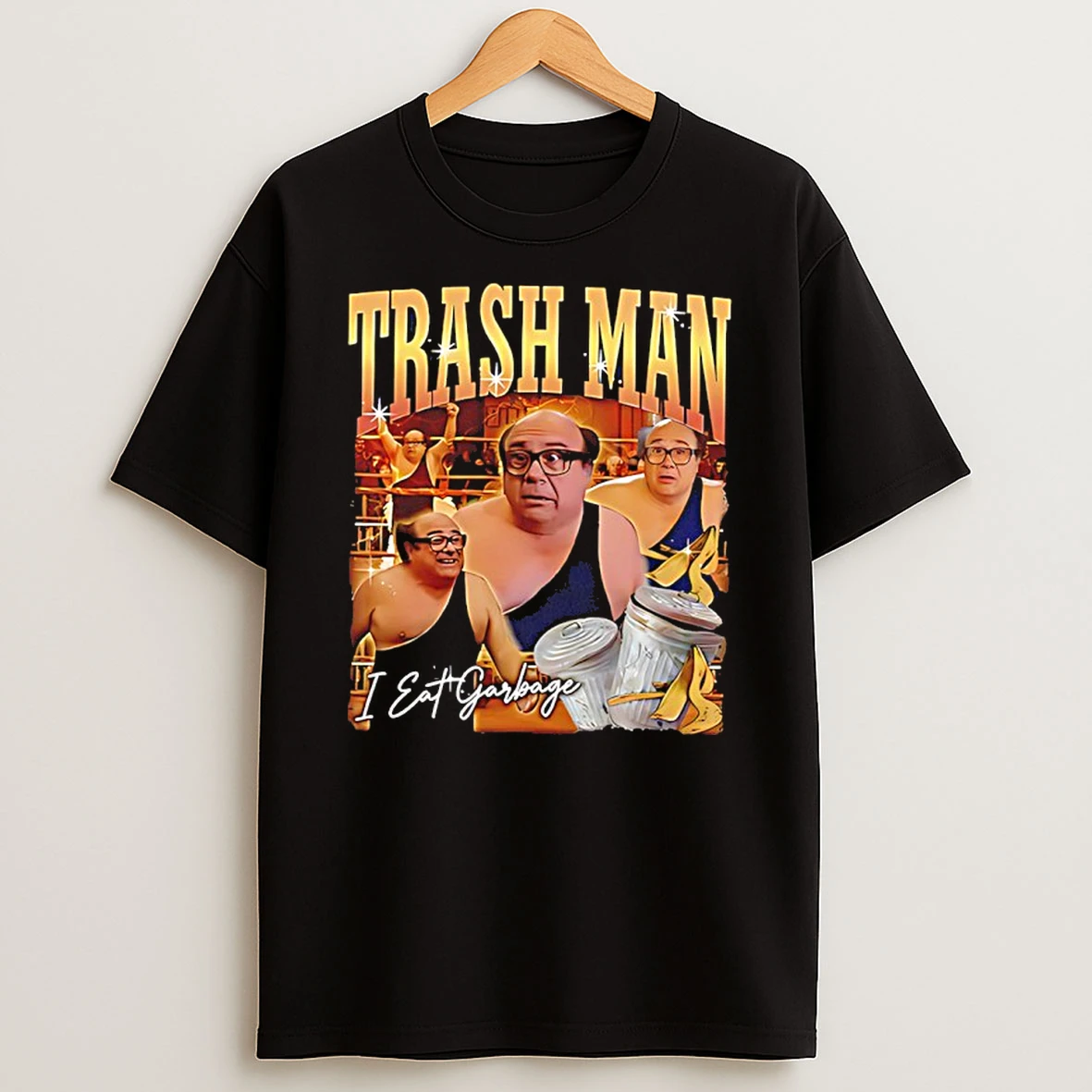 Trash Man Frank Reynolds I Eat Garbage Graphic Shirts