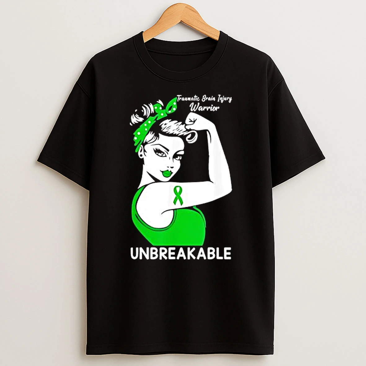 Traumatic Brain Injury Warrior Unbreakable Shirts