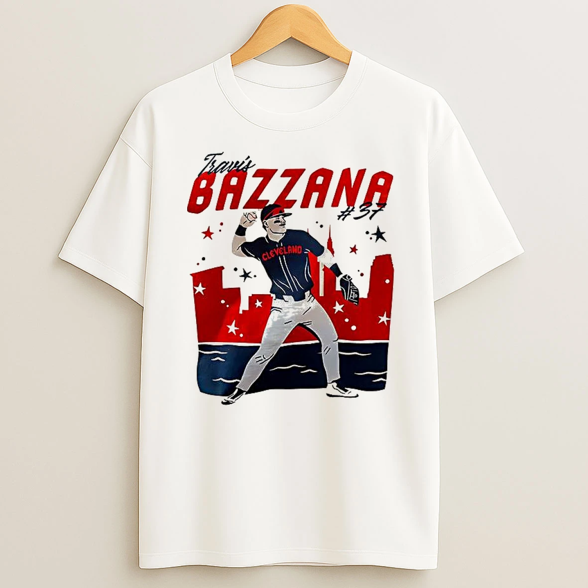 Travis Bazzana Cleveland Guardians Player Baseball Shirts
