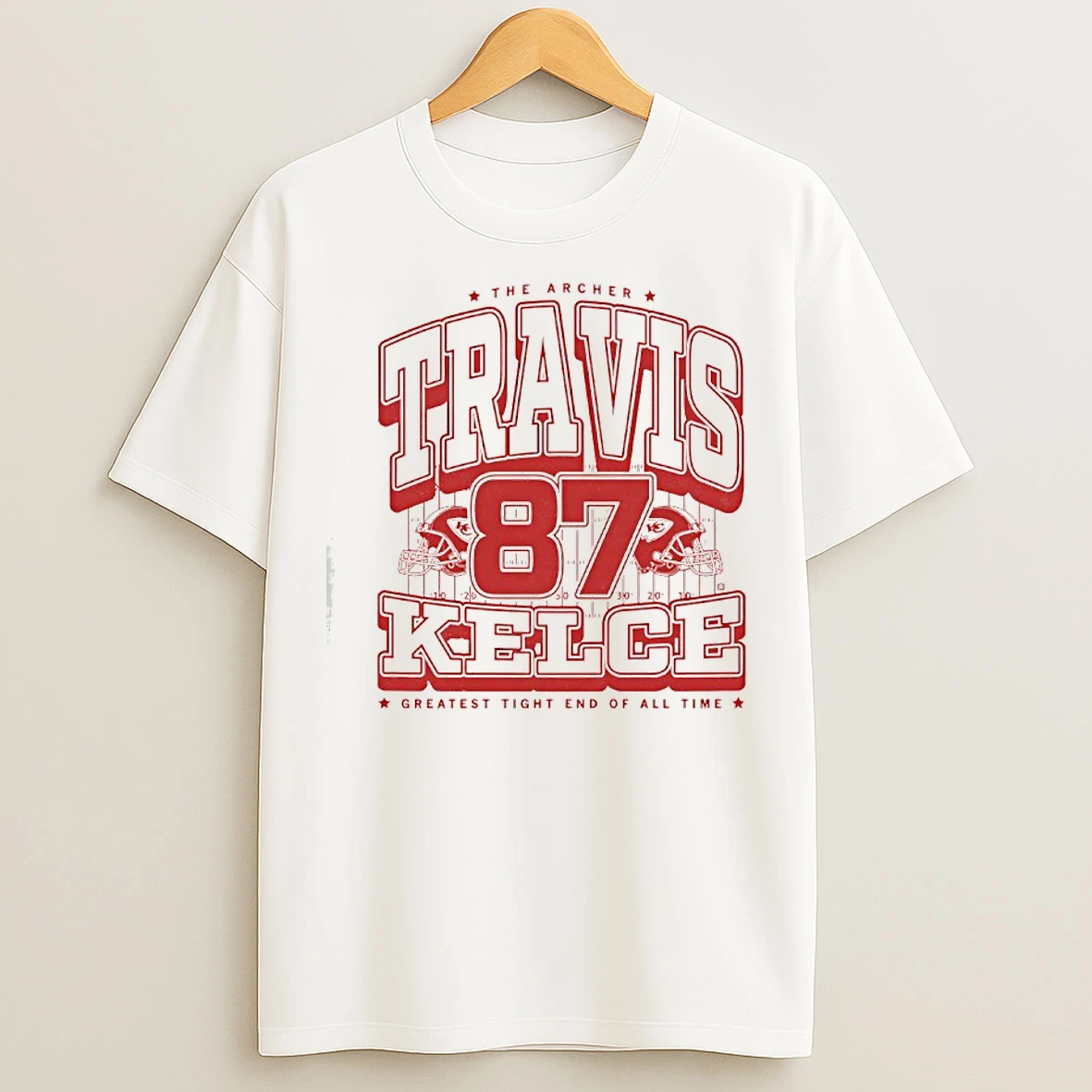 Travis Kelce 87 The Archer Kansas City Chiefs Greatest Tight End Of All Time T Shirts