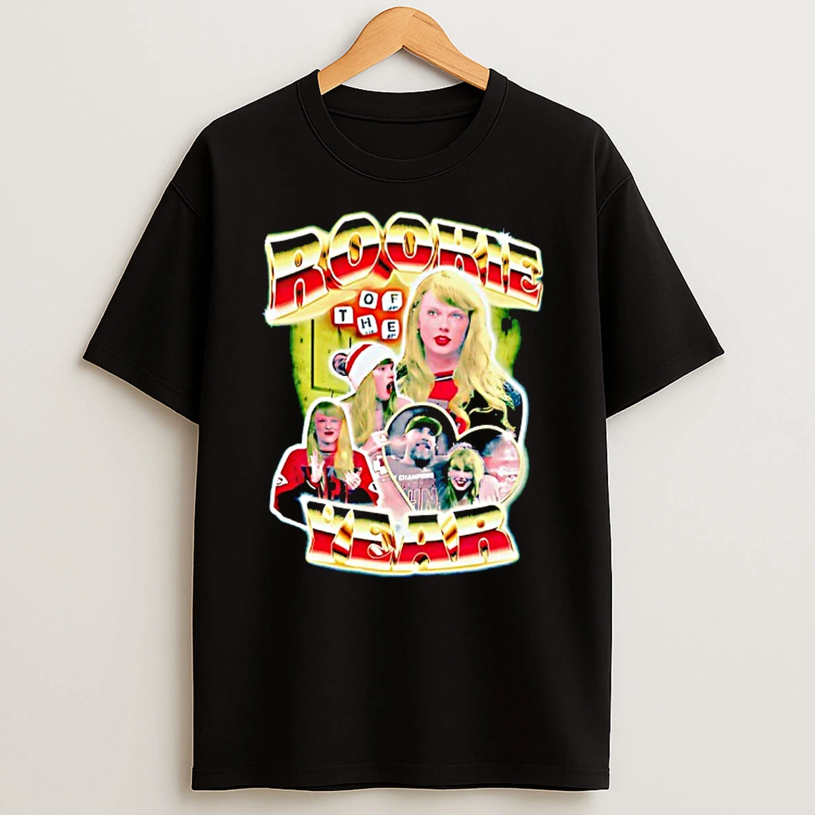 Travis Kelce And Girlfriend Rookie Of The Year Shirts