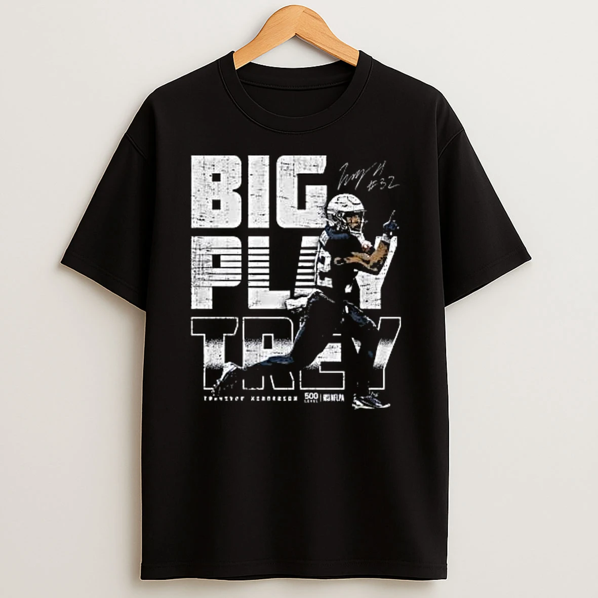 Treveyon Henderson New England Big Play Trey Signature Shirts