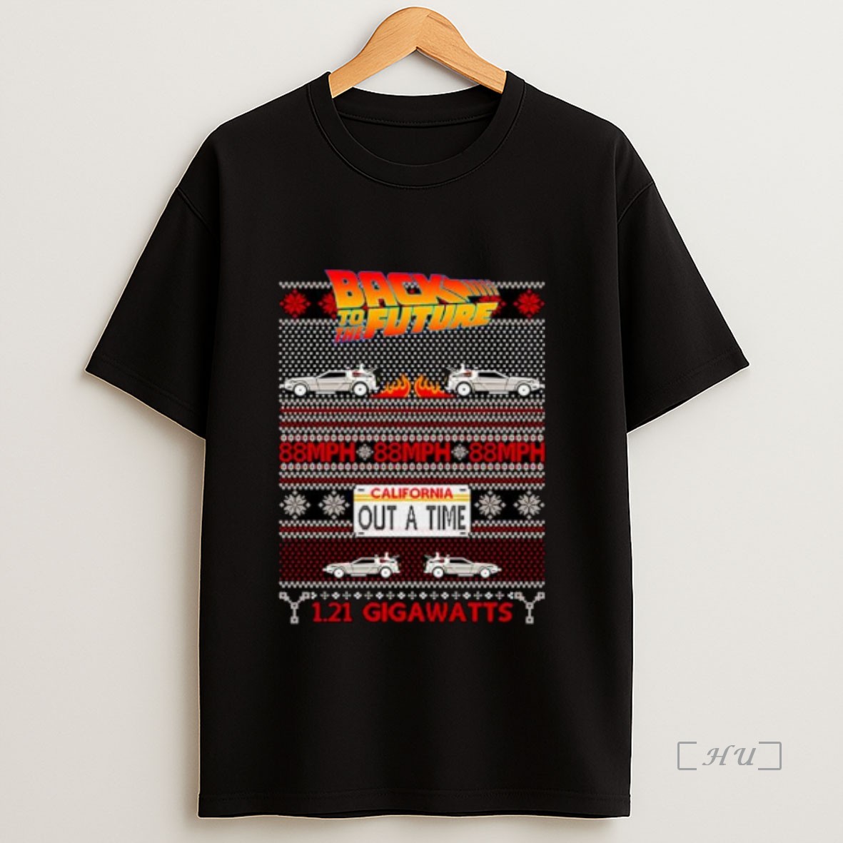 Trending Back To The Future Out A Time Christmas Ornaments Premium Shirt Sweatshirt Tee
