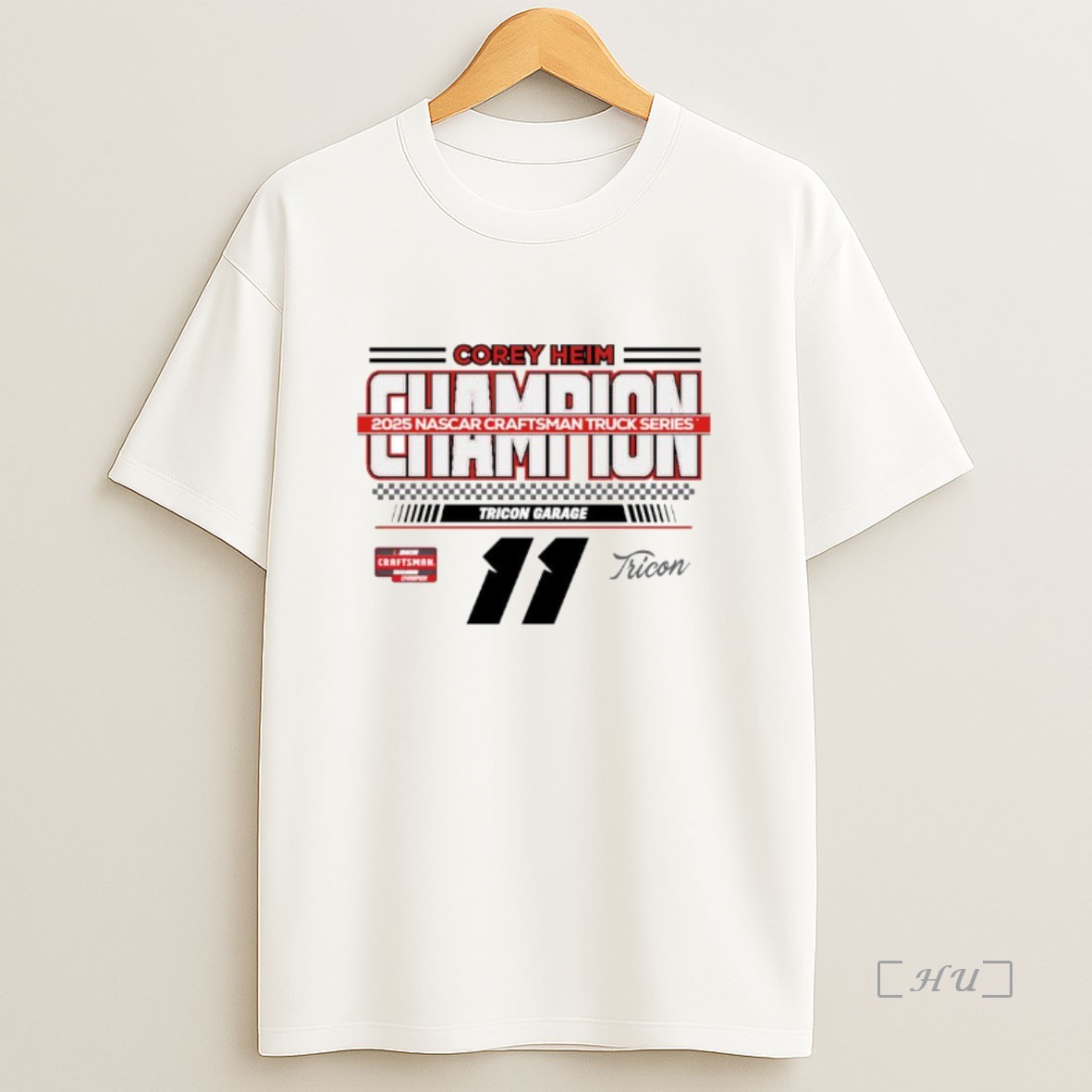 Trending Corey Heim Checkered Flag Sports 2025 Nascar Craftsman Truck Series Champion Ornaments Premium Shirt Sweatshirt Tee
