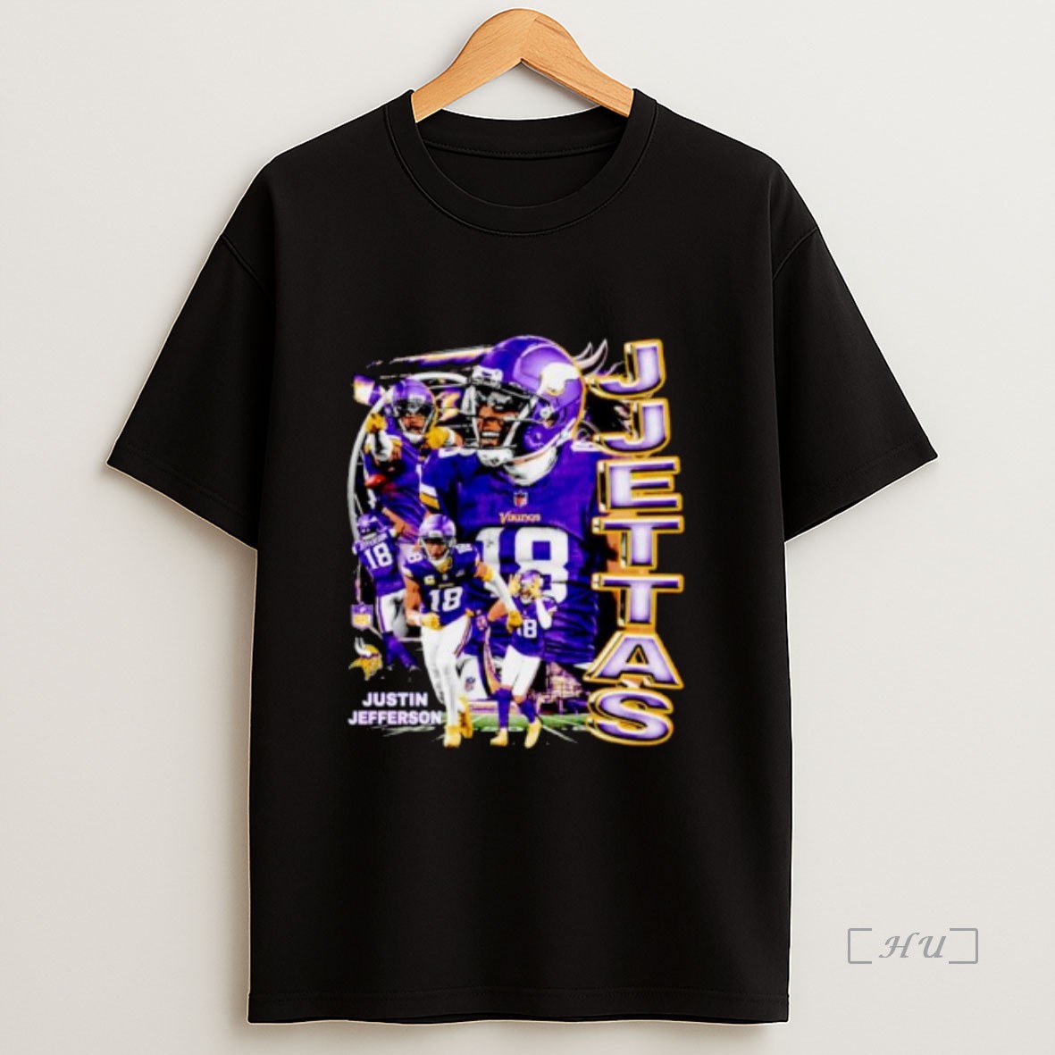 Trending Justin Jefferson Nfl Minnesota Vikings Collage Ornaments Premium Shirt Sweatshirt Tee