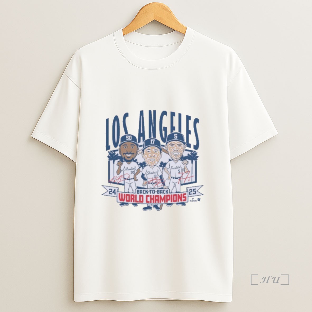 Trending Los Angeles Baseball Back To Back World Champs Caricatures Premium Shirt Sweatshirt Tee