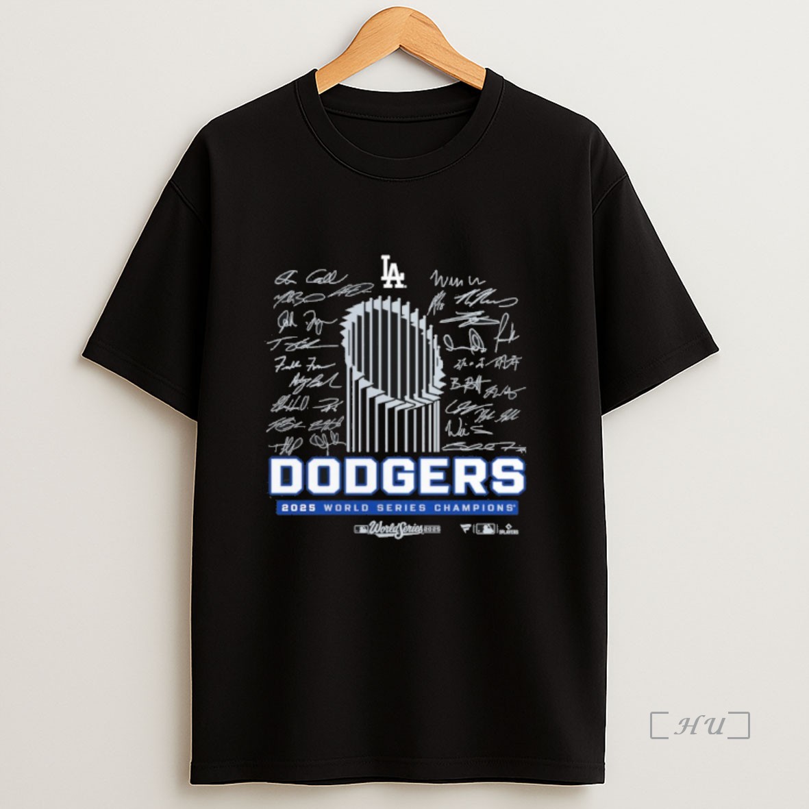 Trending Los Angeles Dodgers 2025 World Series Champions Signature Roster Premium Shirt Sweatshirt Tee 1