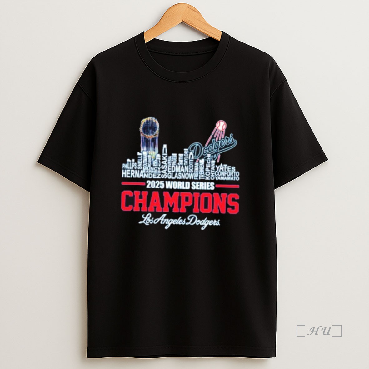 Trending Los Angeles Dodgers 2025 World Series Champions Player Name Premium Shirt Sweatshirt Tee