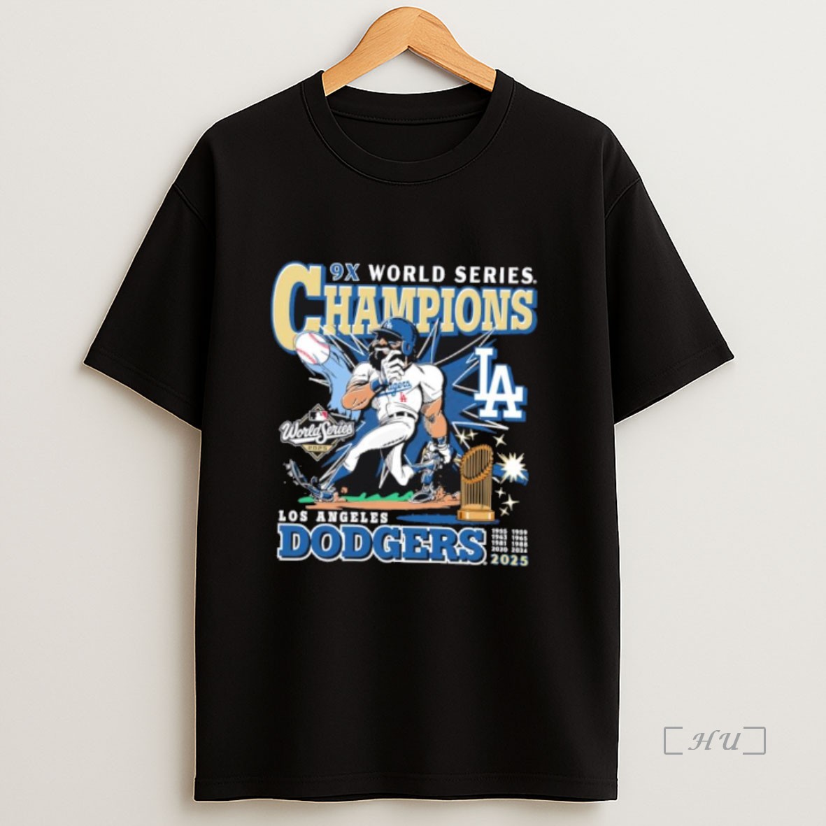Trending Los Angeles Dodgers Mlb 2025 9x World Series Champions Cartoon Premium Shirt Sweatshirt Tee