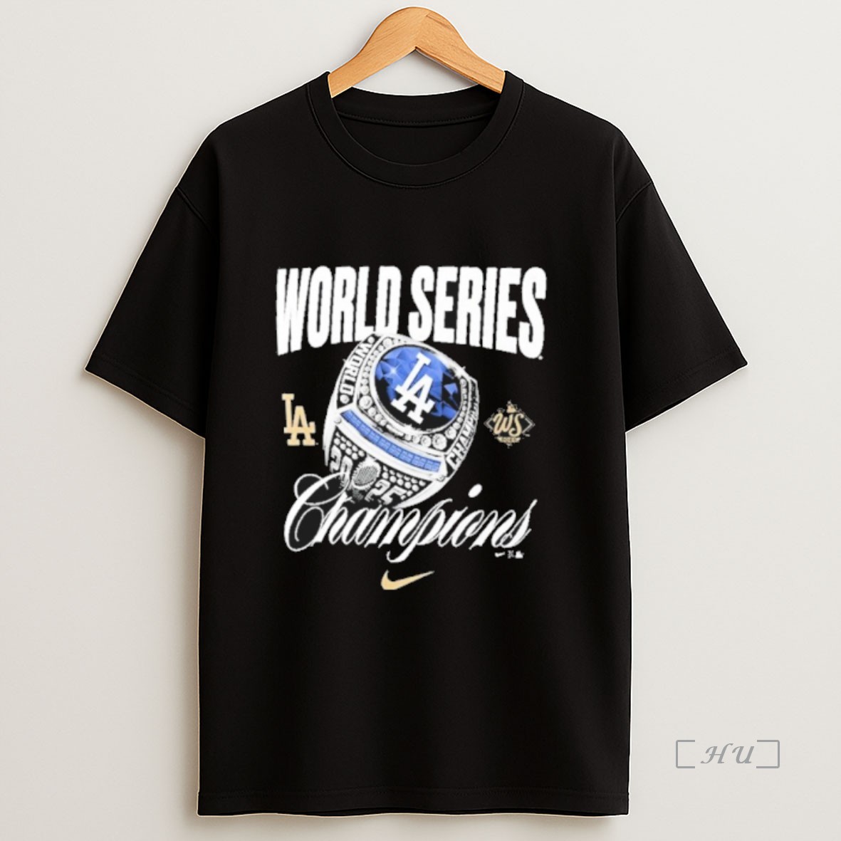Trending Los Angeles Dodgers Nike 2025 World Series Champions Ring Premium Shirt Sweatshirt Tee 1