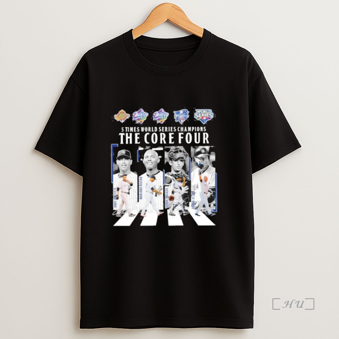 Trending New York Yankees 5 Time World Series Champions The Core Four Abbey Road Signatures Premium Shirt Sweatshirt Tee