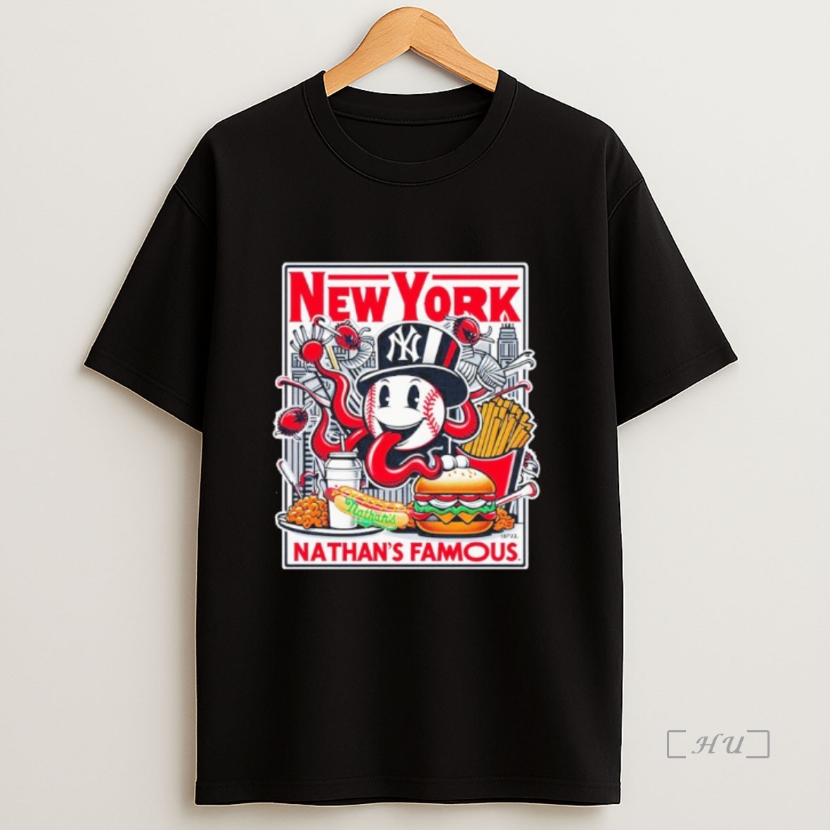 Trending New York Yankees Nathans Famous Premium Shirt Sweatshirt Tee