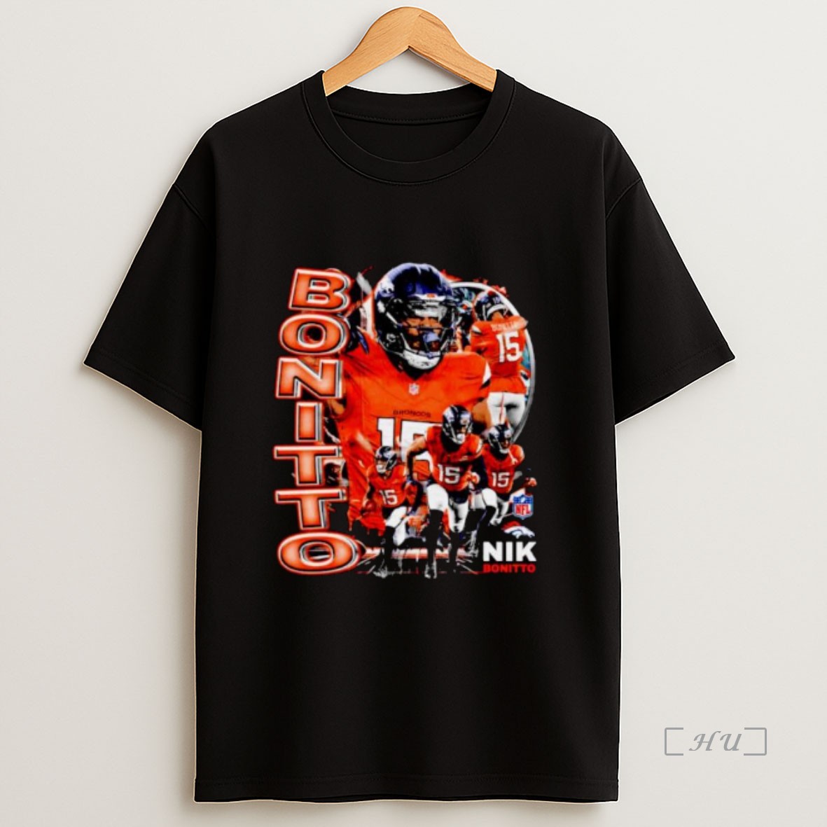 Trending Nik Bonitto Nfl Denver Broncos Collage Ornaments Premium Shirt Sweatshirt Tee