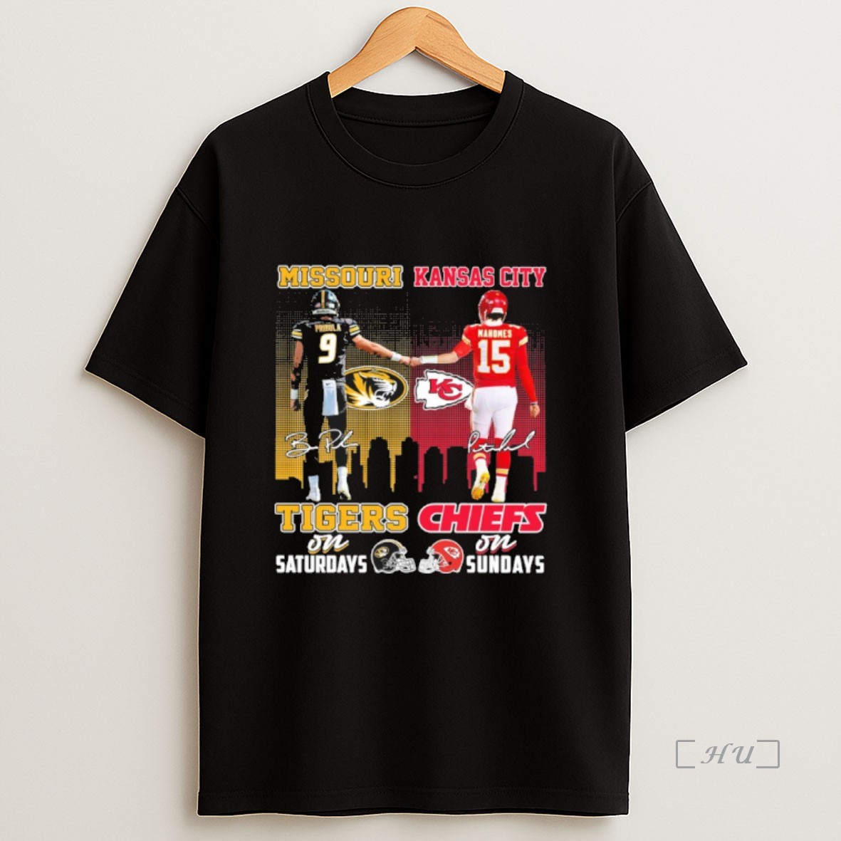 Trending Pribula Mizzou Tigers And Patrick Mahomes Kc Chiefs Premium Shirt Sweatshirt Tee