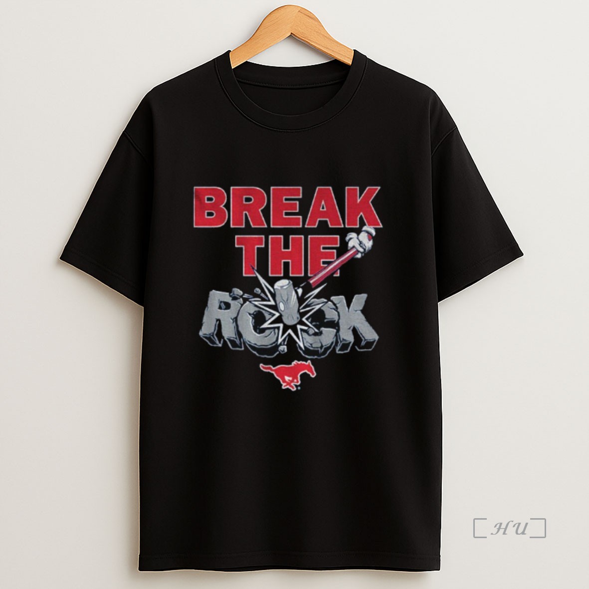 Trending Smu Mustangs Beat Miami Hurricanes Break The Rock Premium Shirt Sweatshirt Tee