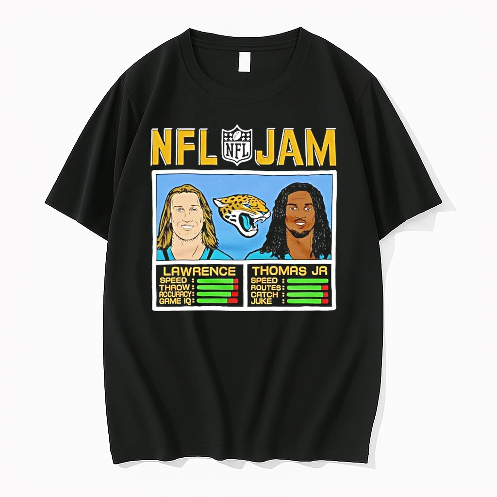 Trevor Lawrence And Brian Thomas Jr Nfl Jam Jaguars Shirts