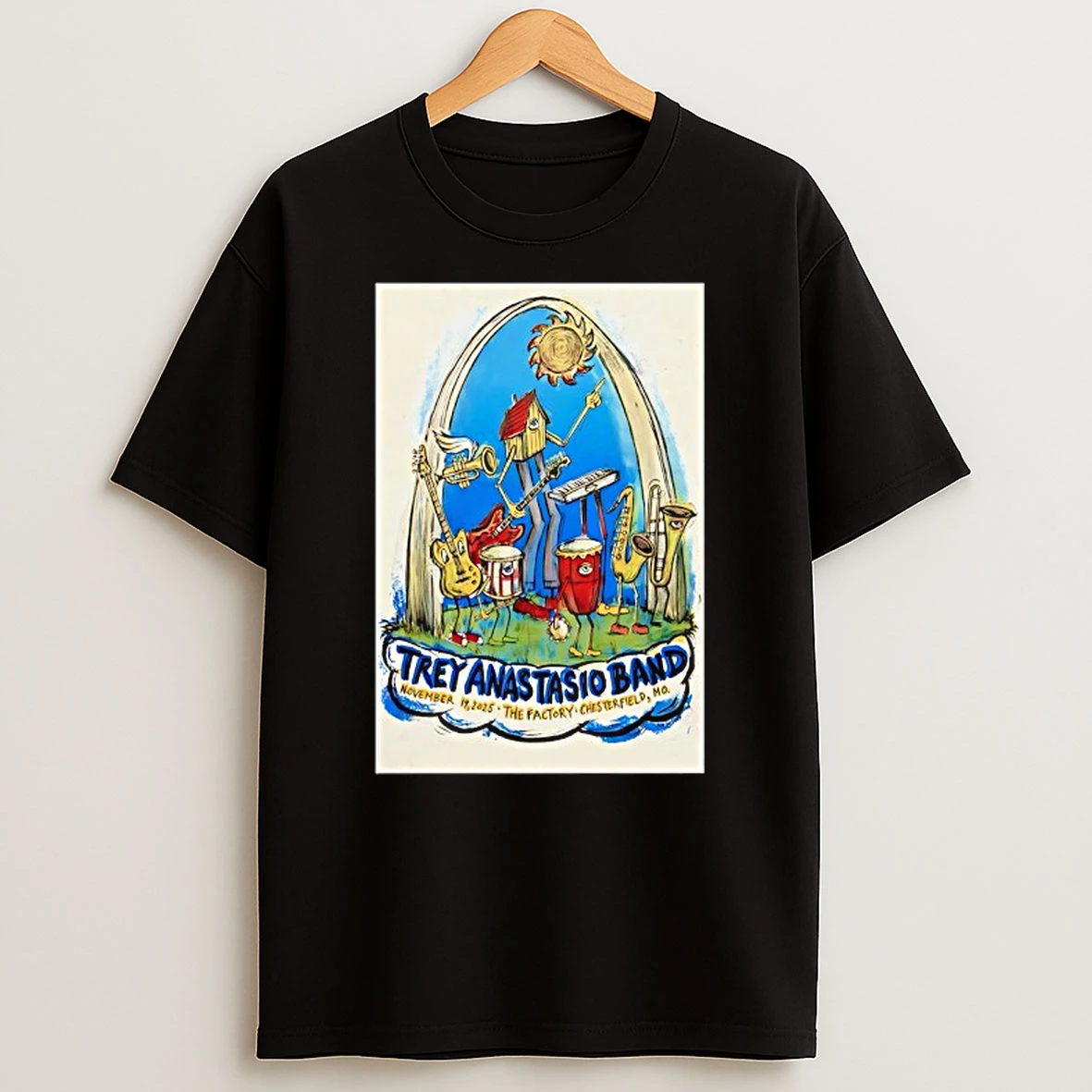 Trey Anastasio Band 11 19 2025 Chesterfield Mo Shirts