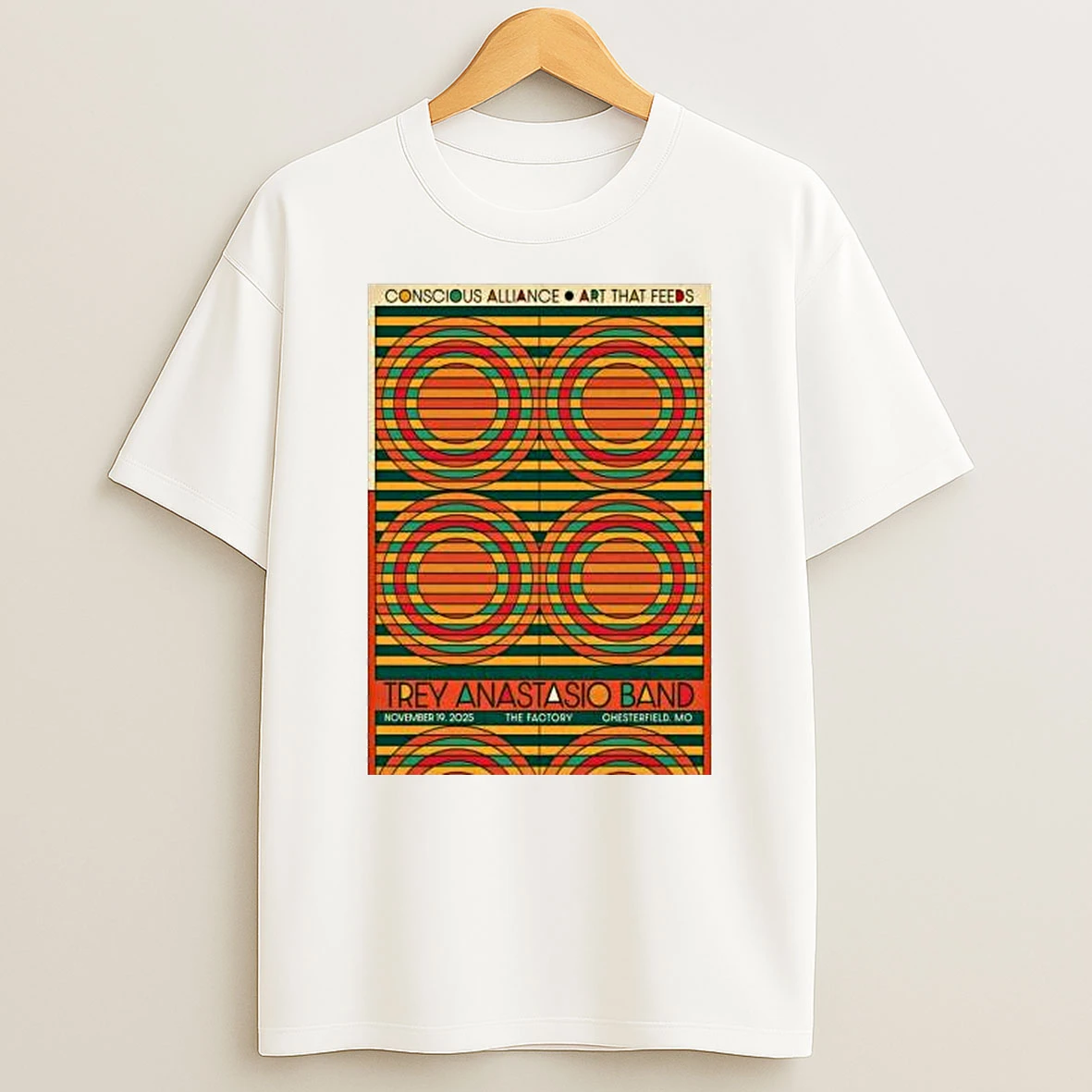 Trey Anastasio Band In Chesterfield Mo On Nov 19 2025 Shirts