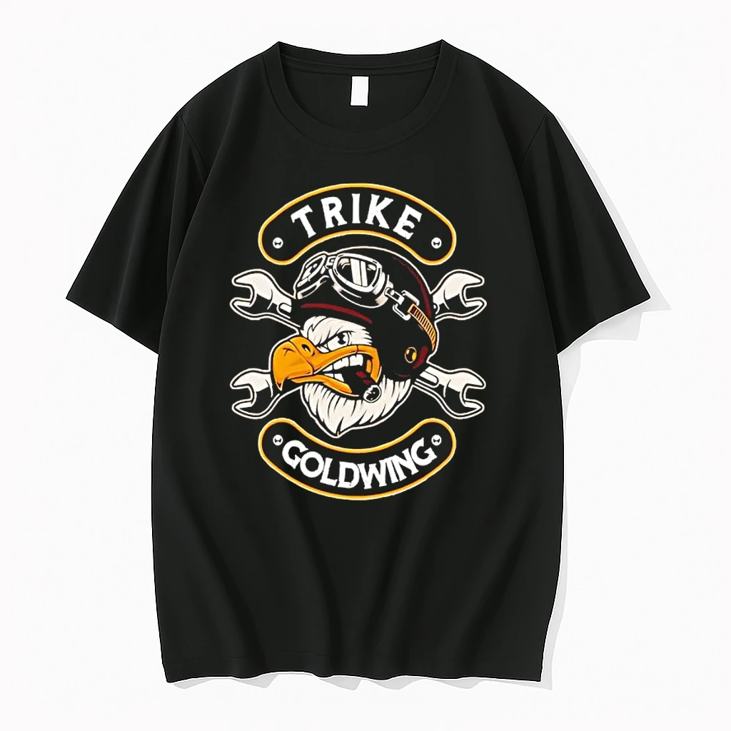 Trike Goldwing Engels Logo Black Shirts