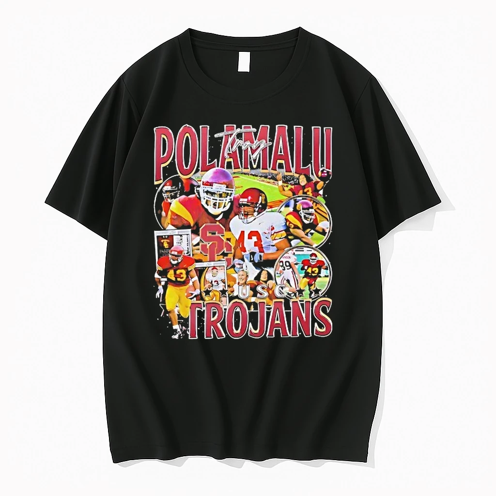 Troy Polamalu Picture Collage Usc Trojans Shirts