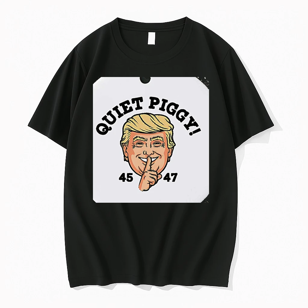 Trump 45 47th President Quiet Piggy Christmas Christmas Shirts