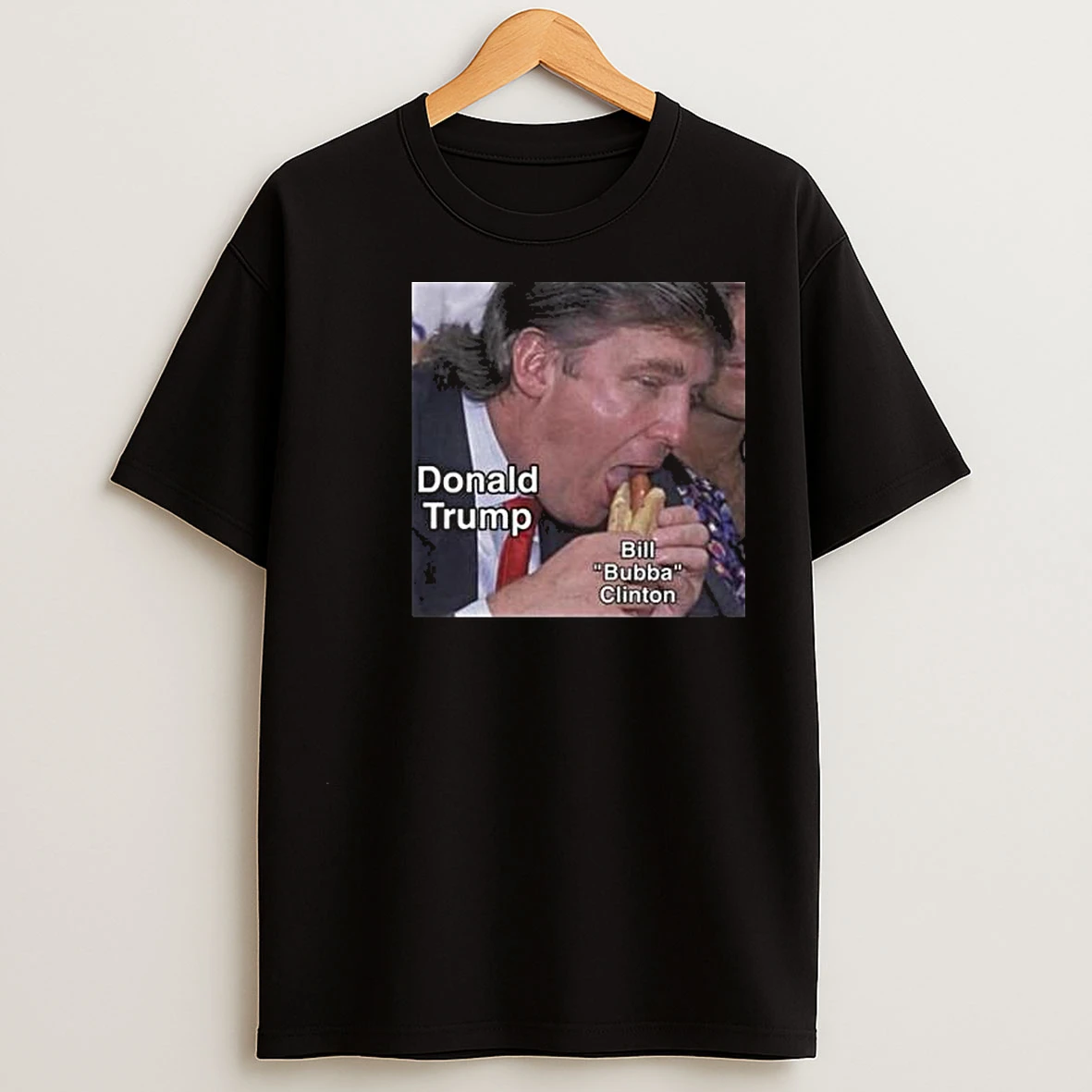 Trump Bubba Bill Bubba Clinton Circle Black T Shirts