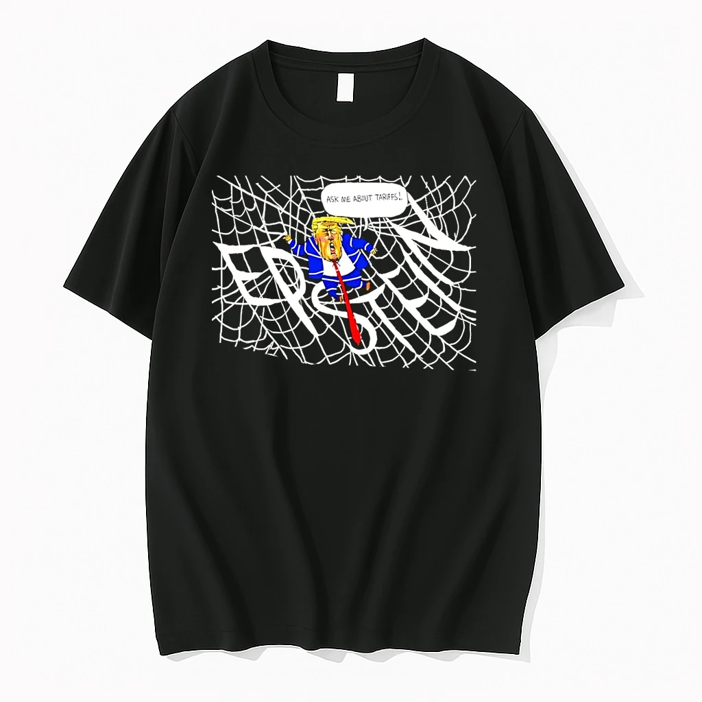 Trump Epstein Ask Me About Tariffs Shirts