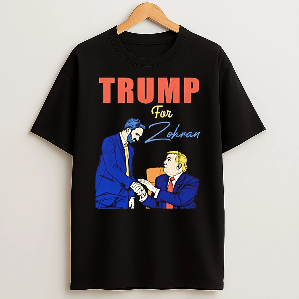Trump For Zohran Vintage Shirts