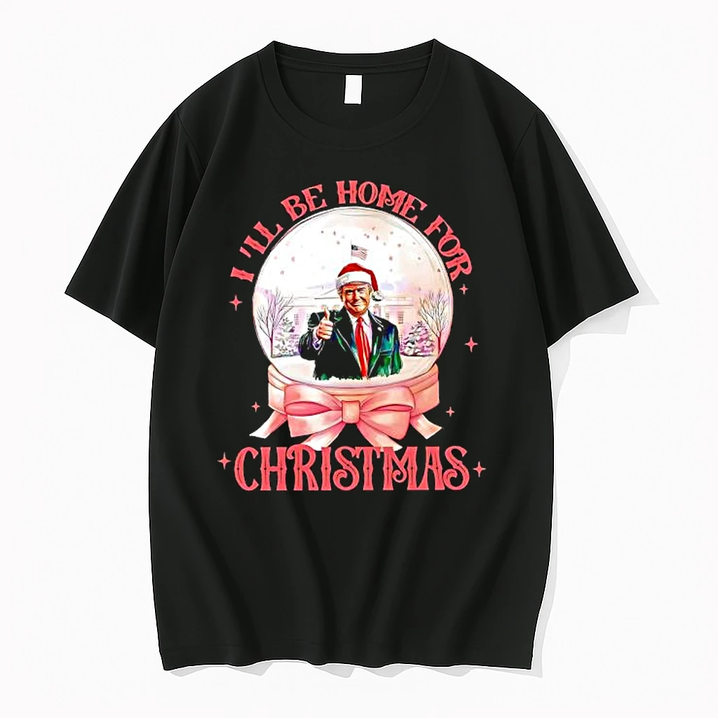 Trump Ill Be Home For Christmas White House Shirts