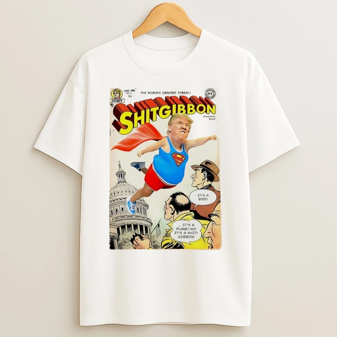 Trump Shitgibbon Its A Bird Meme T Shirts
