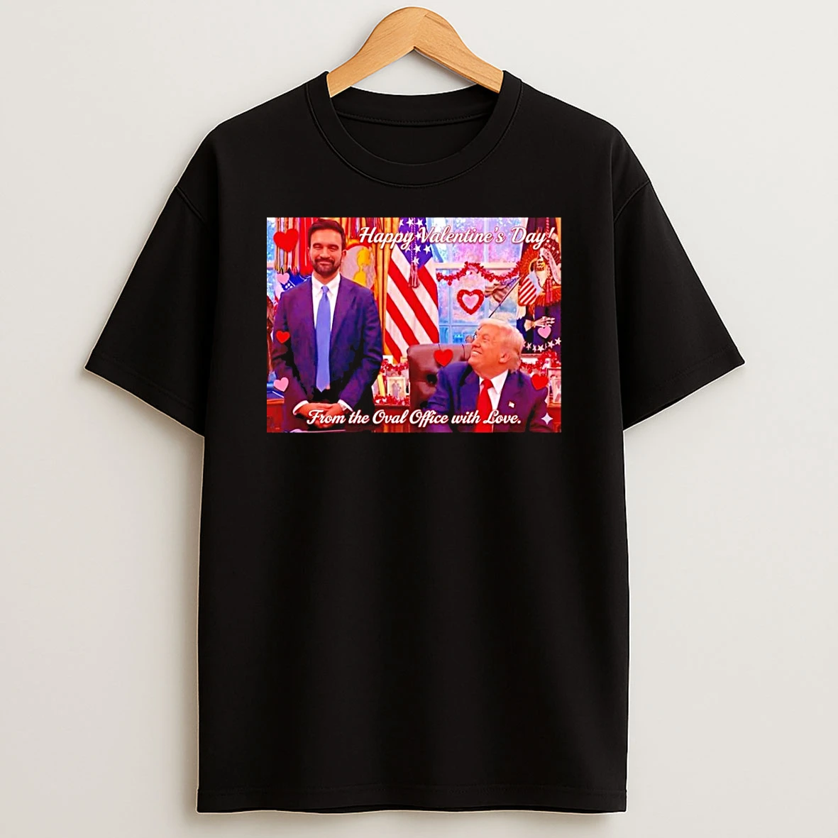 Trump Zohran Mamdani From The Oval Office With Love Shirts