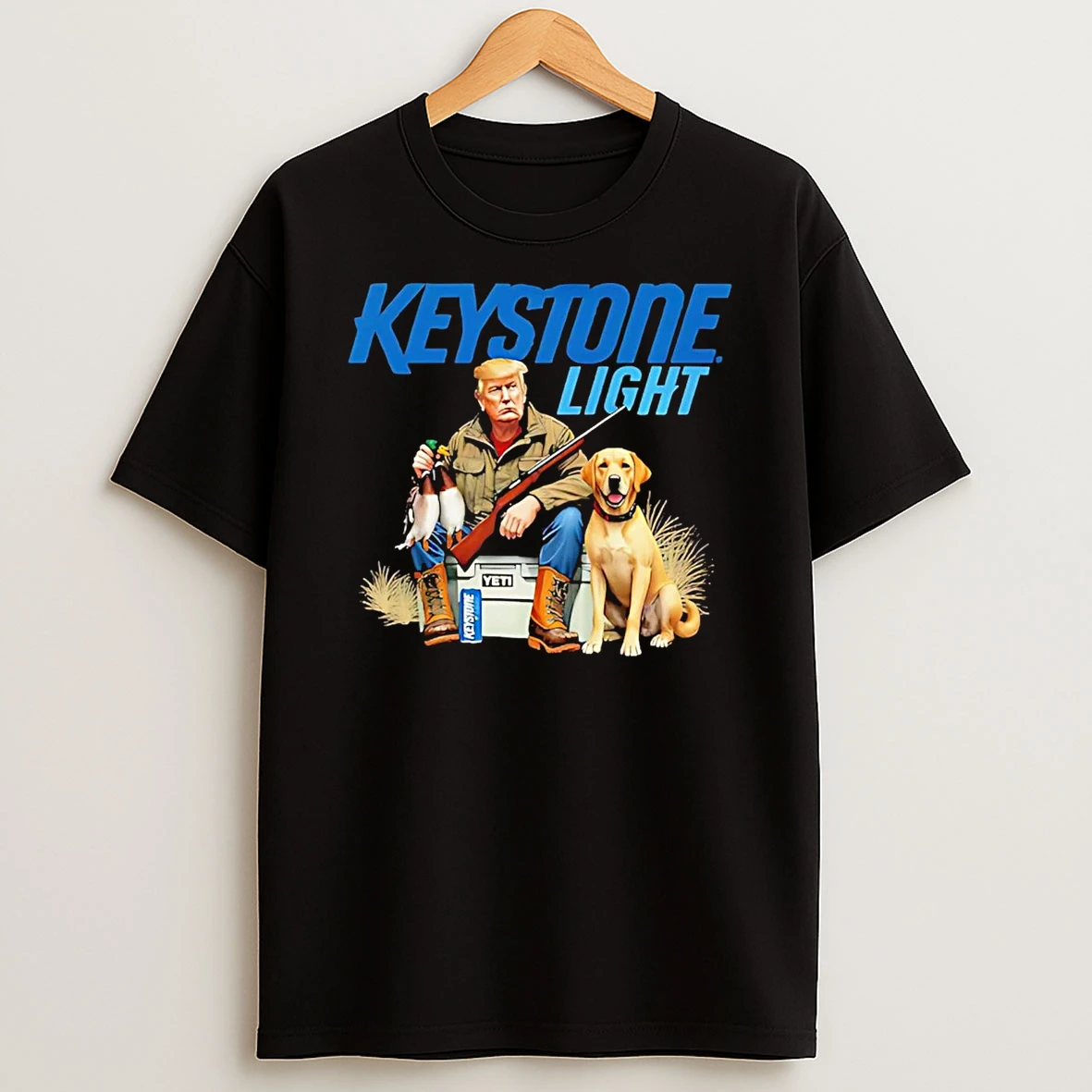 Trump Duck Hunting Keystone Light Lager Shirts