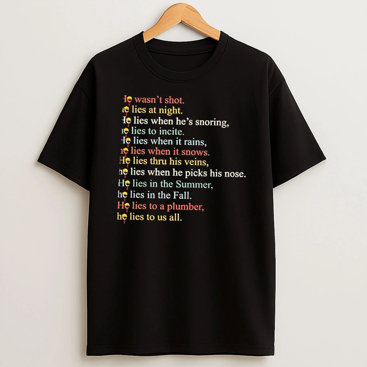 Trump Hair He Lies In The Morning Shirts