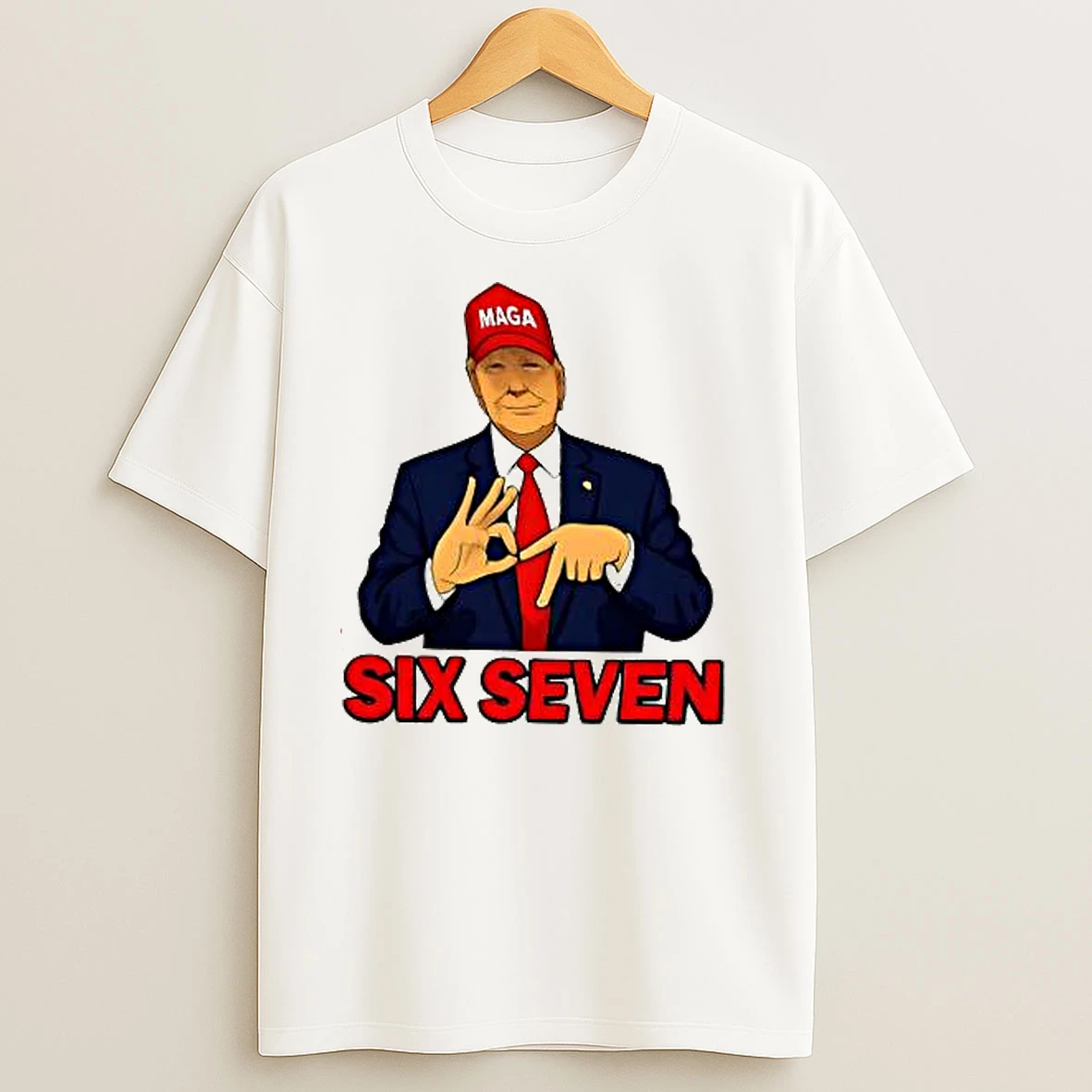 Trump Hat Maga Six Seven Meme T Shirts