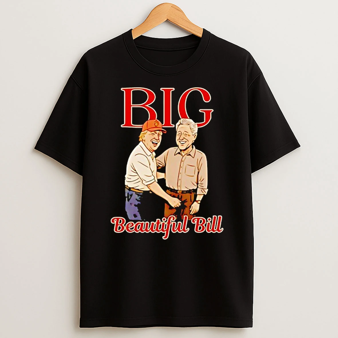 Trump Holding The Penis Of Clinton Epstein Files Big Beautiful Bill Shirts